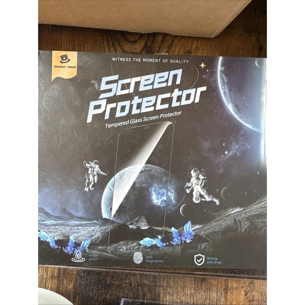 MAGIC JOHN for iPhone 12/12 Pro 6.1" 2-Pack Tempered Glass Screen Protector